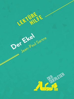 cover image of Der Ekel von Jean-Paul Sartre (Lektürehilfe)